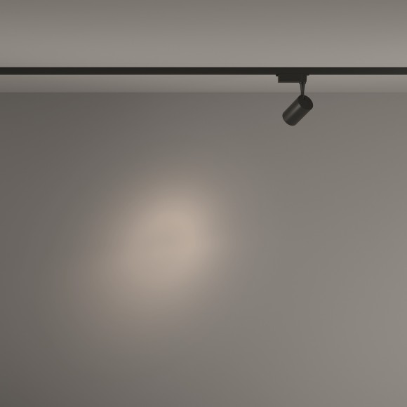 Однофазный двужильный светодиодный трековый светильник Maytoni Unity TR003-1-6W4K-S-B Vuoro 4000К 500Лм CRI90+ 24° 6Вт