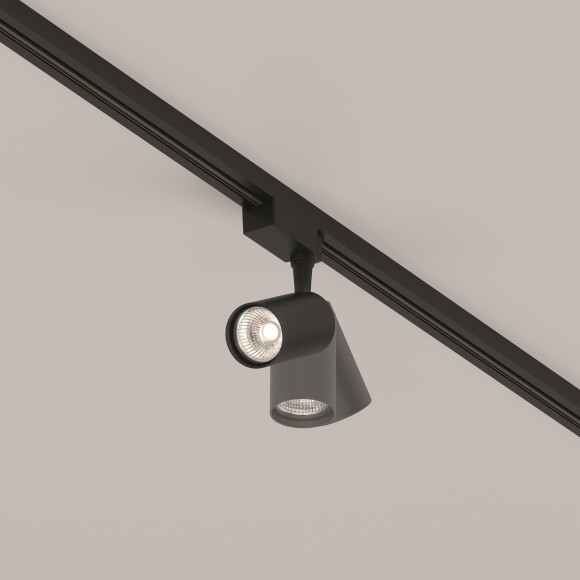 Однофазный двужильный светодиодный трековый светильник Maytoni Unity TR003-1-6W4K-S-B Vuoro 4000К 500Лм CRI90+ 24° 6Вт