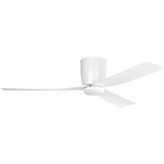 35087 Вентилятор с подсветкой LERICI, 12W(LED), H242, Ø1320, сталь, бел.мат./акрил, молочный