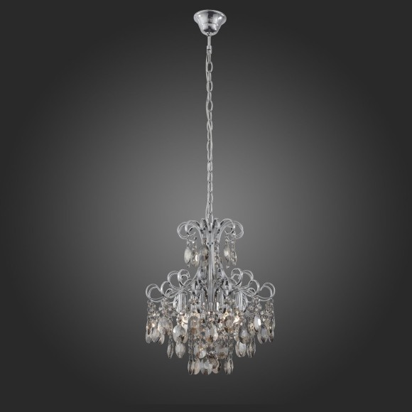 SL846.103.06 Люстра подвесная ST-Luce Темный хром/Тонированный черный E14 6*40W ORECCHINI