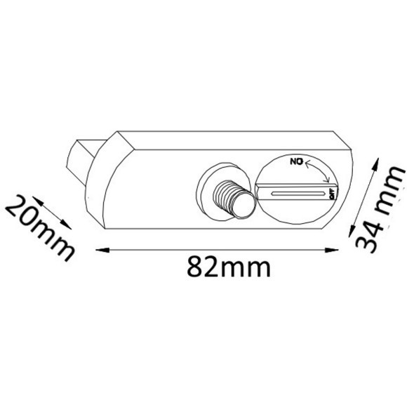 Адаптер для уст. любого подвесного светильника на однофазные шинопроводы Crystal Lux CLT 0.212 02 WH