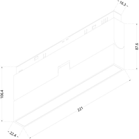 TR036-2-12W4K-B Трековый магнитный светодиодный светильник Maytoni Exility CRI90+ 4000К 780Лм 120° 12Вт TR036-2-12W4K-B Трековый магнитный светодиодный светильник Maytoni Exility CRI90+ 4000К 780Лм 120° 12Вт