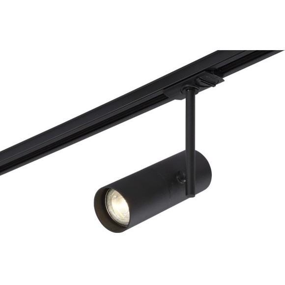 Однофазный двужильный трековый светильник Crystallux CLT 0.31 011 BL под сменную лампу GU10 Однофазный двужильный трековый светильник Crystallux CLT 0.31 011 BL под сменную лампу GU10