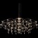 10586/900 Silver Asfour Loft It MIRA Подвесной светильник, LED 27 Вт, 3000 К, 3240 Лм, IP20, 12–24 В, серебристое металлическое основание, прозрачный хрустальный плафон