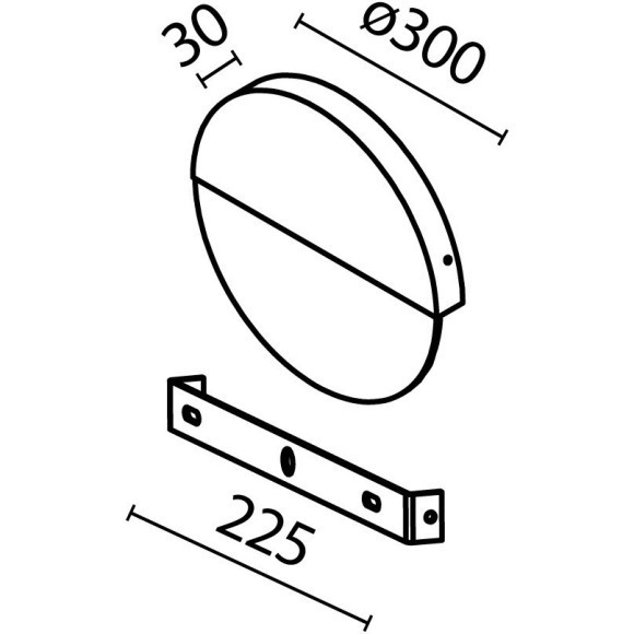 Настенный светильник (бра) Maytoni MOD320WL-L13MR3K1 Настенный светильник (бра) Maytoni MOD320WL-L13MR3K1
