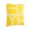 420248 Подушка декоративная TSUNAN, L450, B450, наволочка: 100% полиэстер, жёлтый, белый  наполнитель: 100% полиэстер
