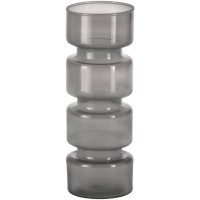 421077 Ваза декоративная DELNITE, H260, Ø90, стекло, серый