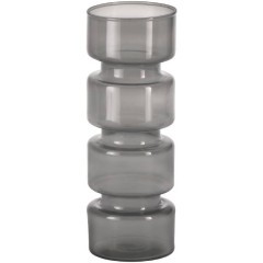 421077 Ваза декоративная DELNITE, H260, Ø90, стекло, серый