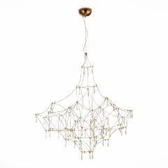 SL797.203.114 Люстра подвесная ST-Luce Золотистый, Прозрачный LED 114*0,45W 3000K GRAVETTA SL797.203.114 Люстра подвесная ST-Luce Золотистый, Прозрачный LED 114*0,45W 3000K GRAVETTA