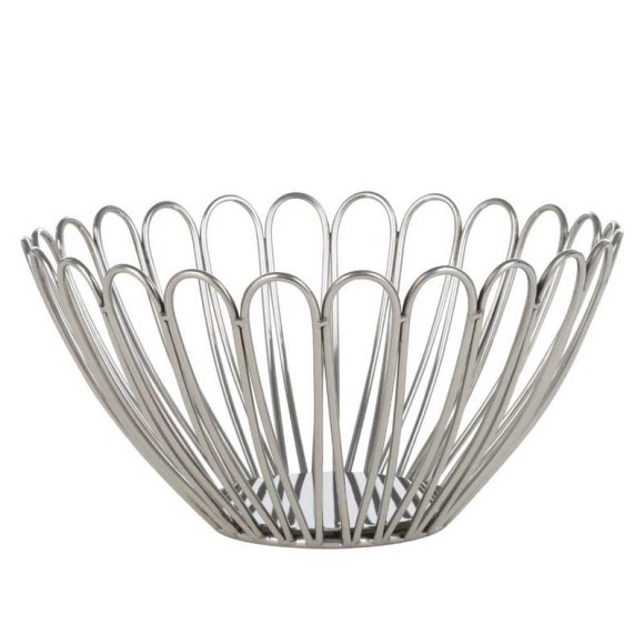 427017 UEDA Декоративная чаша для интерьера металл хром