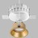 Комплект из светильника и рамки DOMINO ROUND MR16 ЗОЛОТО Domino Lightstar G214603