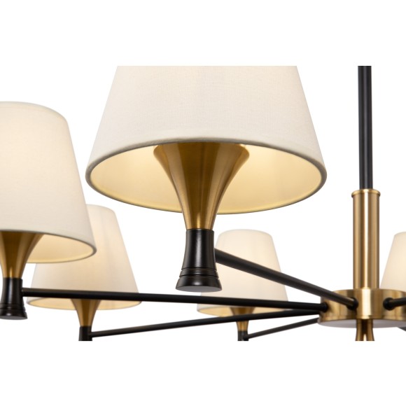 Люстра на штанге Freya FR5098PL-08BBS Perfetto под лампы 8xE14 40W