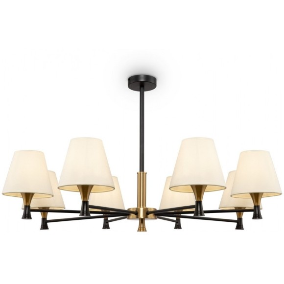 Люстра на штанге Freya FR5098PL-08BBS Perfetto под лампы 8xE14 40W