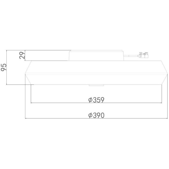 Потолочный светильник светодиодный диммируемый с пультом регулировкой цветовой температуры и яркости Cells FR10012CL-L24W RGB