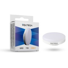Лампа Voltega 7237 GX53 9W 670Лм 180° RA80 3000К Лампа Voltega 7237 GX53 9W 670Лм 180° RA80 3000К