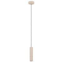 901151 Светодиодный подвесной светильник CAMINIA, 1х5W (GU10-LED), 345lm, H1100, Ø60, сталь, песочный, браширов