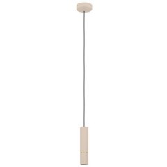 901151 Светодиодный подвесной светильник CAMINIA, 1х5W (GU10-LED), 345lm, H1100, Ø60, сталь, песочный, браширов