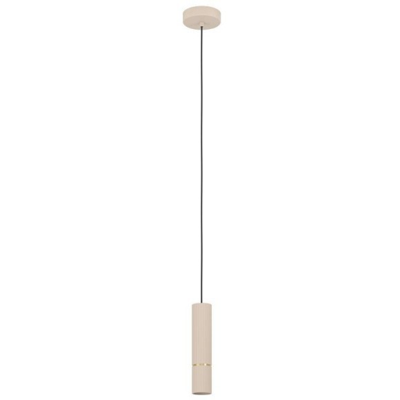 901151 Светодиодный подвесной светильник CAMINIA, 1х5W (GU10-LED), 345lm, H1100, Ø60, сталь, песочный, браширов