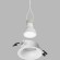DK3024-WH Встраиваемый светильник, IP 20, 10 Вт, GU5.3, LED, белый, пластик DK3024-WH Встраиваемый светильник, IP 20, 10 Вт, GU5.3, LED, белый, пластик