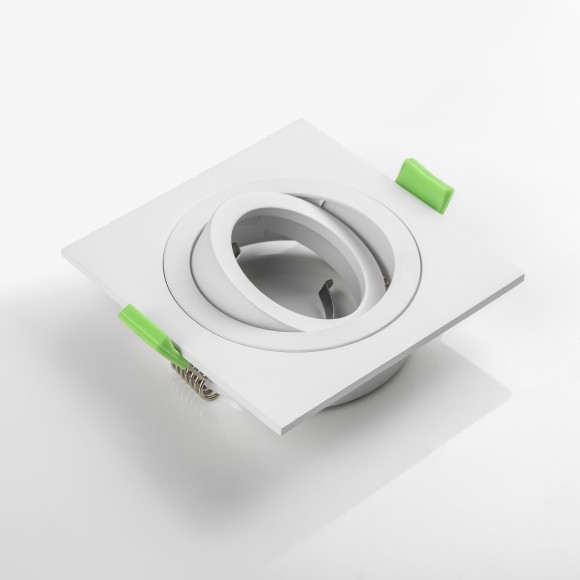 Светильник квадратный белый встраиваемый MR16/GU10 max 12Вт Singo Base Lightstar 011615