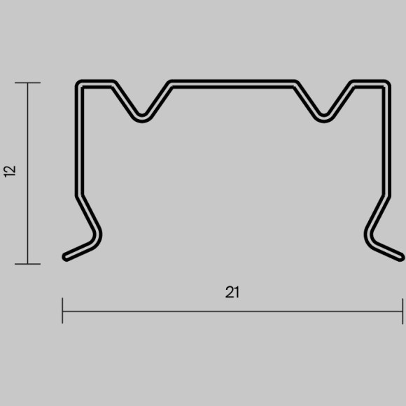 Комплект креплений (для профиля 20×20) 4 шт., ALM-2020B-MT 642078