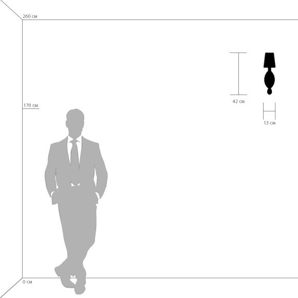 Бра Lightstar 691614 Cappa под лампу 1xE14 40W Бра Lightstar 691614 Cappa под лампу 1xE14 40W