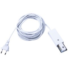 A160533 КОННЕКТОР-ТОКОПОДВОД ДЛЯ ШИНОПРОВОДА (ТРЕКА) СО ШНУРОМ 5М И ВИЛКОЙ