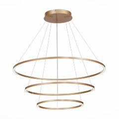 ST605.243.114 Светильник подвесной ST-Luce Золотистый/Белый LED 1*114W 4000K Подвесные светильники ST605.243.114 Светильник подвесной ST-Luce Золотистый/Белый LED 1*114W 4000K Подвесные светильники