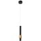 SL1591.403.01 ST Luce Светильник подвесной, LED, 3000K 1х6W, черный, анодированный золотой/черный