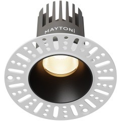 Встраиваемый светильник Maytoni Dip Hight LED Ra90 Lm1060 3000K 10Вт 50° DL119-10W-3K-TRS-B Встраиваемый светильник Maytoni Dip Hight LED Ra90 Lm1060 3000K 10Вт 50° DL119-10W-3K-TRS-B