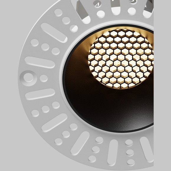 Встраиваемый светильник Maytoni Dip Hight LED Ra90 Lm1060 3000K 10Вт 50° DL119-10W-3K-TRS-B