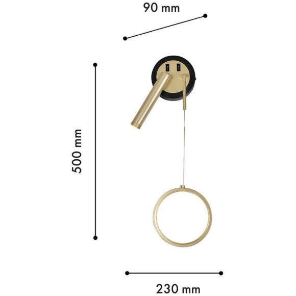 Настенный светильник Farce 4174-2W