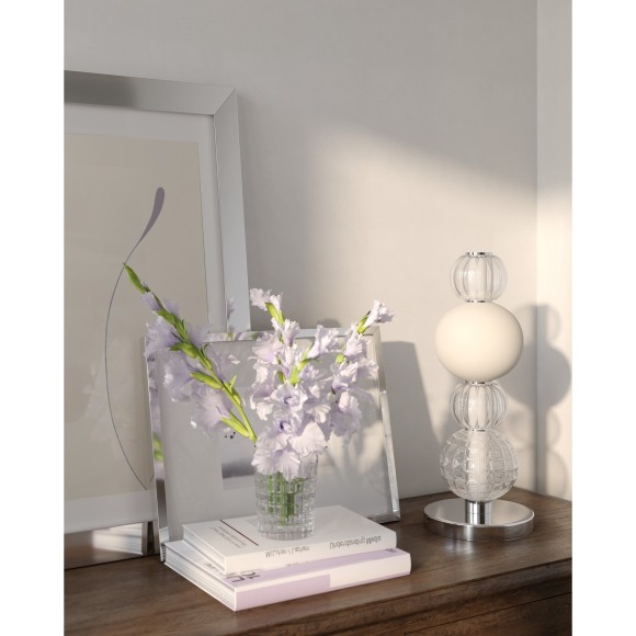 Интерьерная настольная лампа светодиодная с выключателем Collar MOD301TL-L18CH3K Интерьерная настольная лампа светодиодная с выключателем Collar MOD301TL-L18CH3K