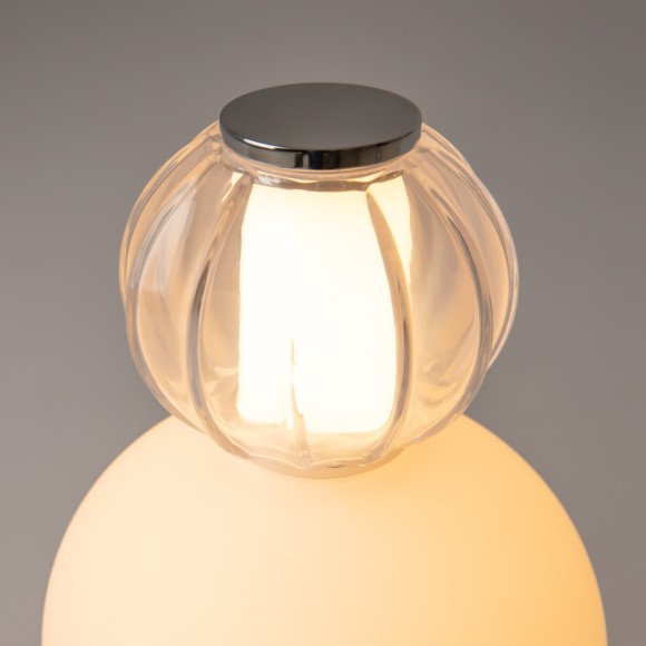 Интерьерная настольная лампа светодиодная с выключателем Collar MOD301TL-L18CH3K Интерьерная настольная лампа светодиодная с выключателем Collar MOD301TL-L18CH3K