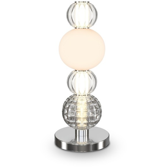 Интерьерная настольная лампа светодиодная с выключателем Collar MOD301TL-L18CH3K Интерьерная настольная лампа светодиодная с выключателем Collar MOD301TL-L18CH3K