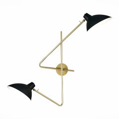 SL1803.201.02 Бра ST-Luce Золотистый, Черный/Черный E27 2*60W JARRO SL1803.201.02 Бра ST-Luce Золотистый, Черный/Черный E27 2*60W JARRO