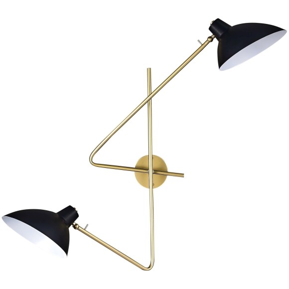 SL1803.201.02 Бра ST-Luce Золотистый, Черный/Черный E27 2*60W JARRO