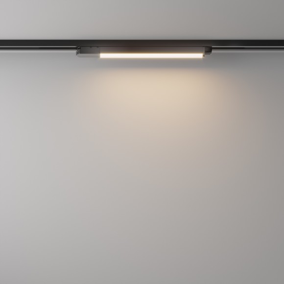 Однофазный двужильный светодиодный трековый светильник Maytoni Unity TR000-1-12W3K-B Basis 3000К 900Лм CRI90+ 110° 12Вт