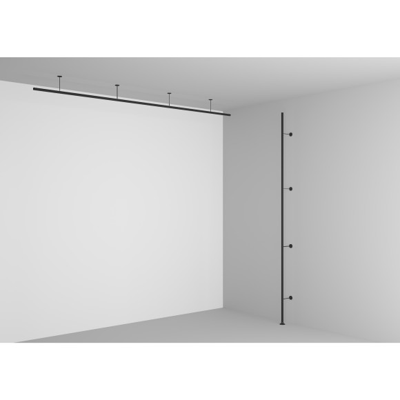 Отступное крепление 10см для скругленного шинопровода Maytoni Levity TRA184CW-R-11B