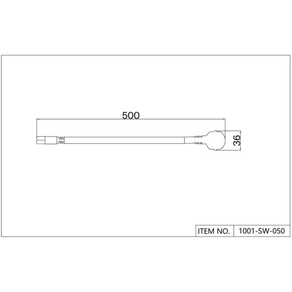 Коннектор в розетку для драйвера 50см Favourite Unika 1001-SW-050