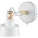 8097/1W MODERNI LN25 белый/белый металл, дерево/металл Бра Е27 1*60W 220V ROSALINA