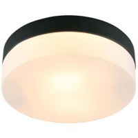 Настенно-потолочный светильник Arte Lamp A6047PL-2BK AQUA-TABLET IP44 под лампы 2xE27 60W