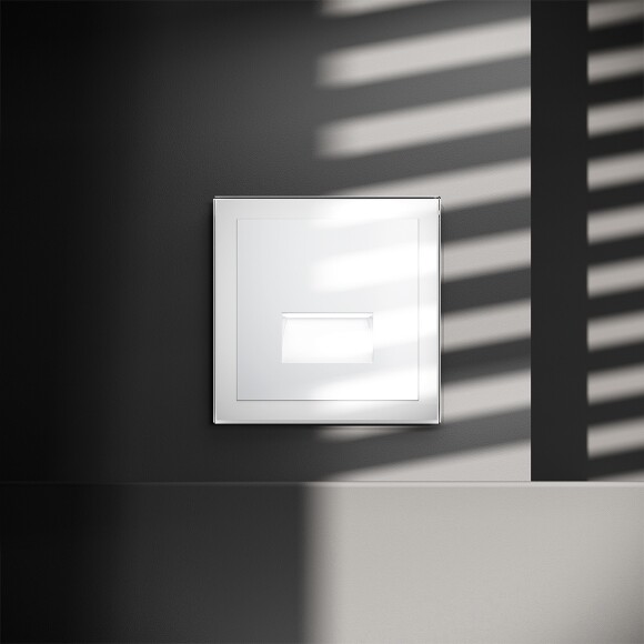 Подсветка светодиодная встраиваемая VOLTUM S70, (белый глянцевый)