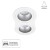 Встраиваемый светильник Arte Lamp A2161PL-2WH ALKES под лампы 2xGU10 50W