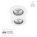 Встраиваемый светильник Arte Lamp A2161PL-2WH ALKES под лампы 2xGU10 50W