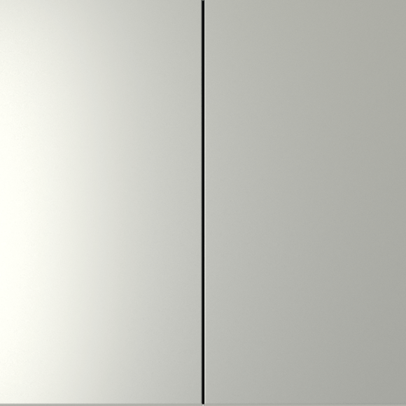 Выключатель с самовозвратом встраиваемый VOLTUM S70 двухклавишный 10А, (сталь)