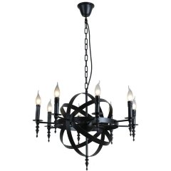 Люстра подвесная Lussole GRLSP-9300 UTICA IP21 под лампы 8xE14 56W