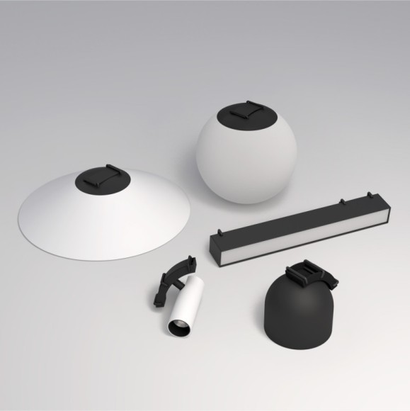 DK5546-BW+BK Cветодиодный светильник на ременный шинопровод Denkirs Belty CRI90+ 4000К 380Лм 30° 7Вт