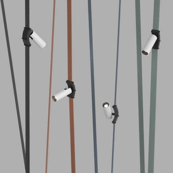 DK5546-BW+BK Cветодиодный светильник на ременный шинопровод Denkirs Belty CRI90+ 4000К 380Лм 30° 7Вт