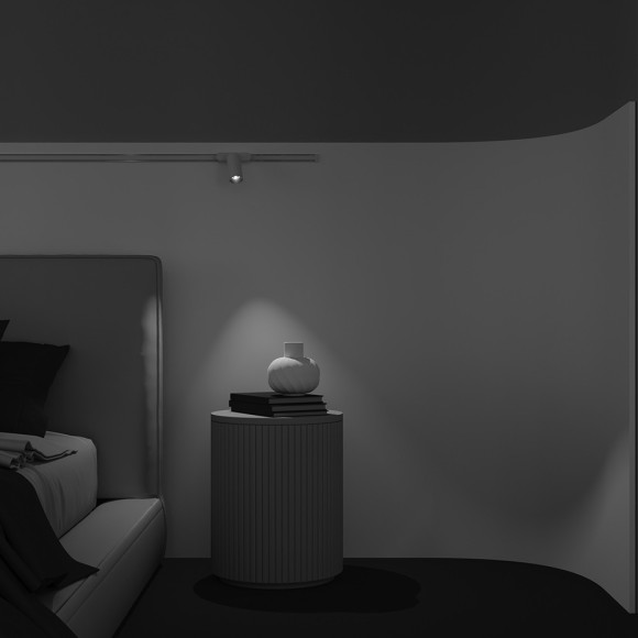 TR103-1-12W3K-M-W Трековый магнитный светодиодный светильник Maytoni Radity 48V CRI90+ 3000К 1000Лм 36° 12Вт TR103-1-12W3K-M-W Трековый магнитный светодиодный светильник Maytoni Radity 48V CRI90+ 3000К 1000Лм 36° 12Вт